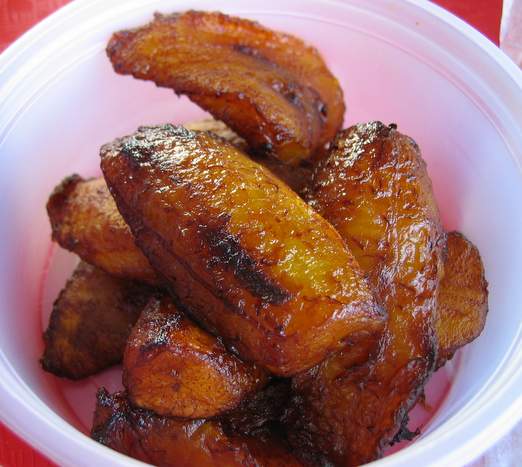 Fried, sweet plantains
