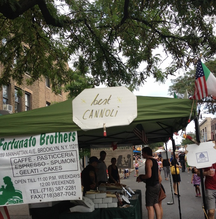 fortuato-brothers-cannoli-30th-avenue-street-fair-september-1-labor-day-astoria-queens