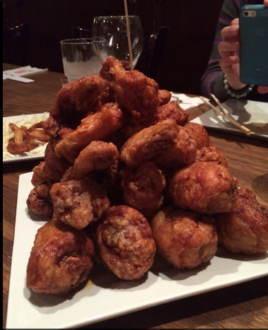 Is there a better late night snack than a big pile of fried chicken? Photo Credit:  Yuh-Shiuan C. via Yelp