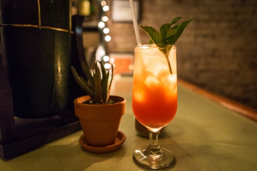 Summer Punch - Fresh Squeezed Watermelon, Housemade Ginger Syrup, Tequila, Fresh Lime Juice, Soda   Mint (Photo Credit: Ethan Covey)