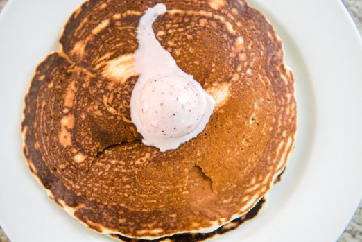 Pancakes-with-strawberry-gelato-The-Astor-Room-Brunch-Tasting-We-Heart-Astoria-Queens