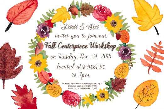 Fall Workshop Graphic