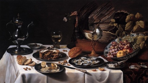 brunch-Still_Life_with_Turkey_Pie_1627_Pieter_Claesz