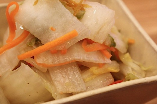 pickled-vegetables-closeup-shuya-cafe-de-ramen-astoria-queens