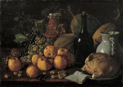 Luis_Meléndez_-_Still_Life_with_Apples,_Grapes,_Melons,_Bread,_Jug_and_Bottle_-_Google_Art_Project