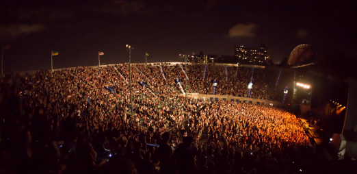 Forest Hills Stadium_Concert at Night 