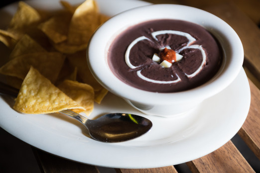 blacl-bean-soup-chela-garnacha-we-heart-astoria-queens-mexican-tacos-36th-ave